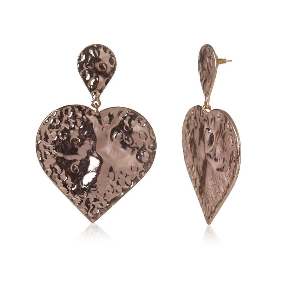 Valliyan Beaten Heart Earrings