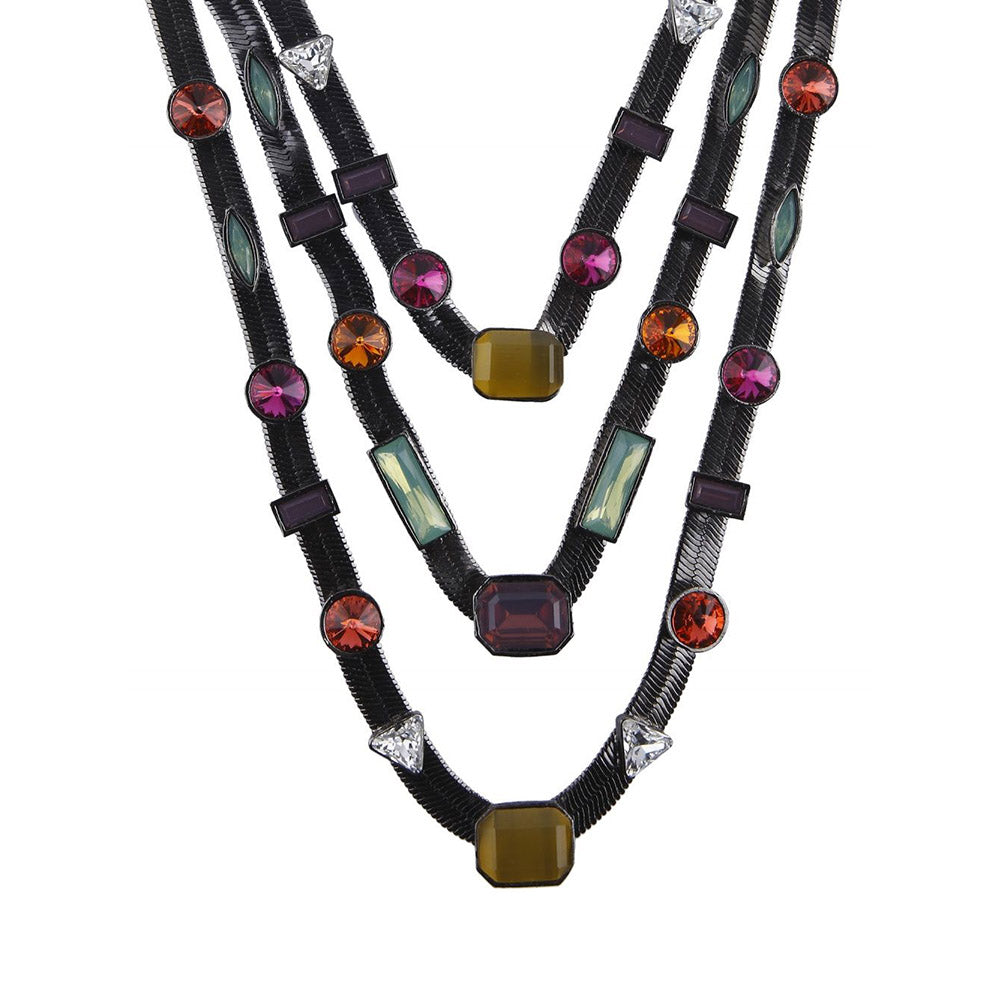 Valliyan Three Layer Candy Necklace