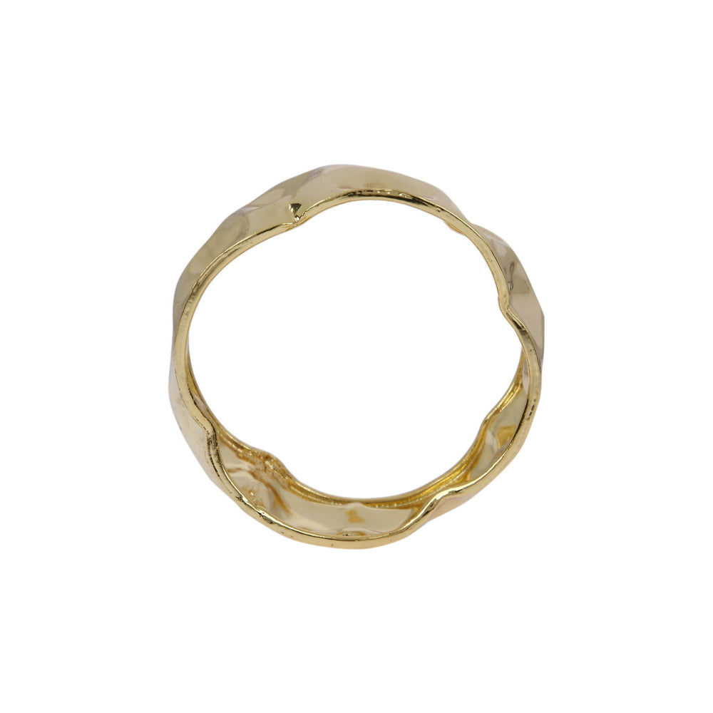 Valliyan Metal Crush Gold Bangle