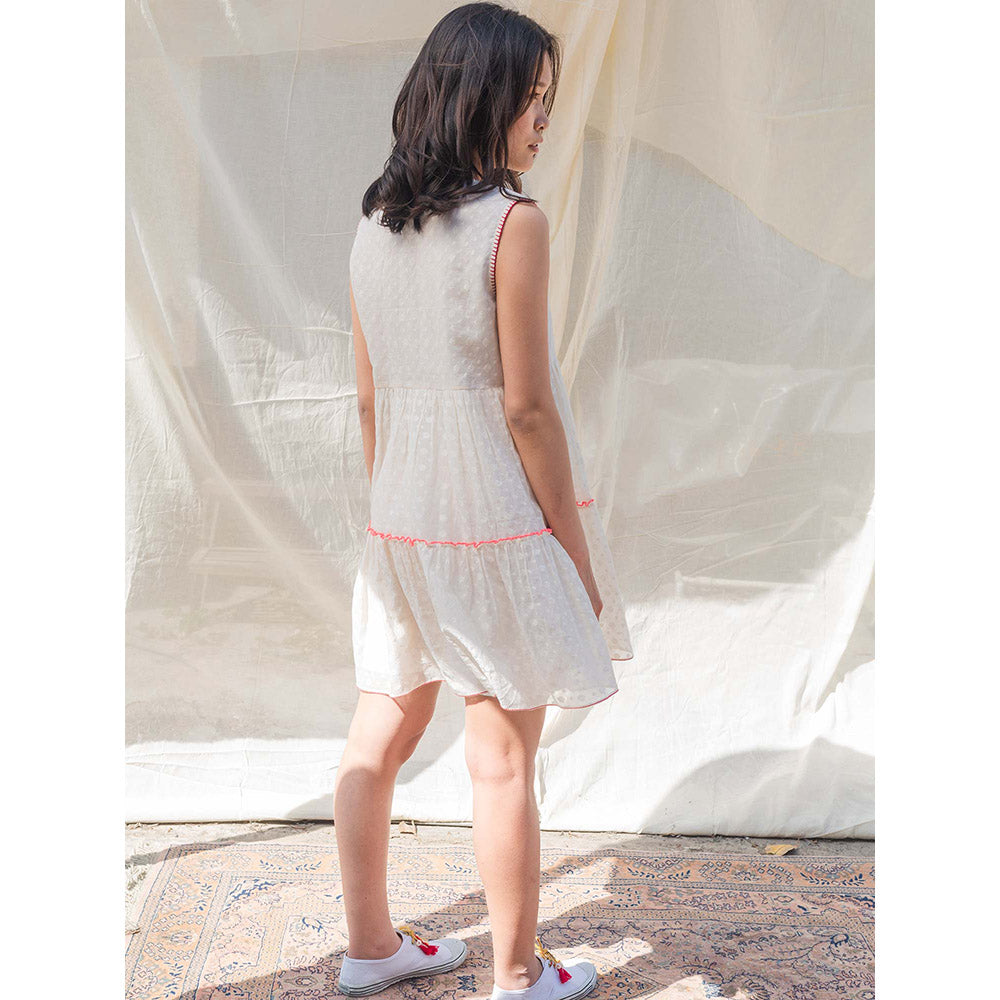 Nikasha Bulbul Chanderi Cutwork Dress