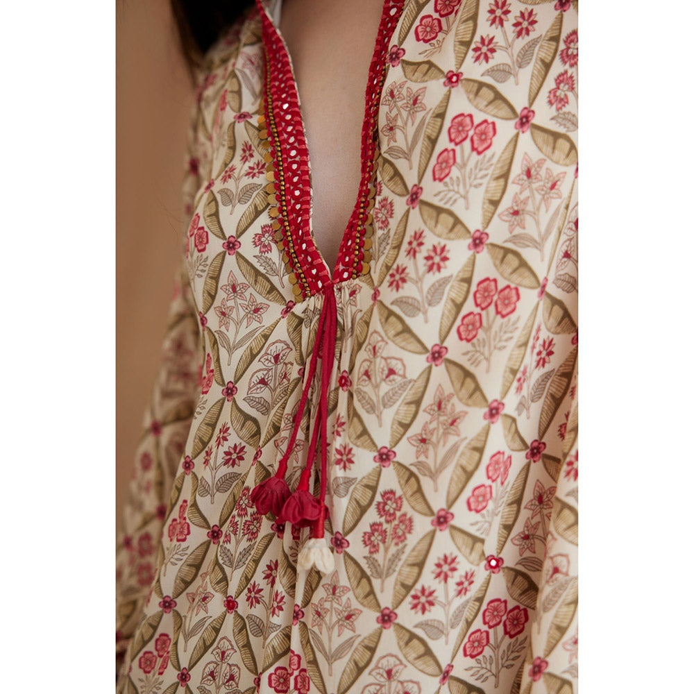 Nikasha Bespoke Hand Mirror Work Dress