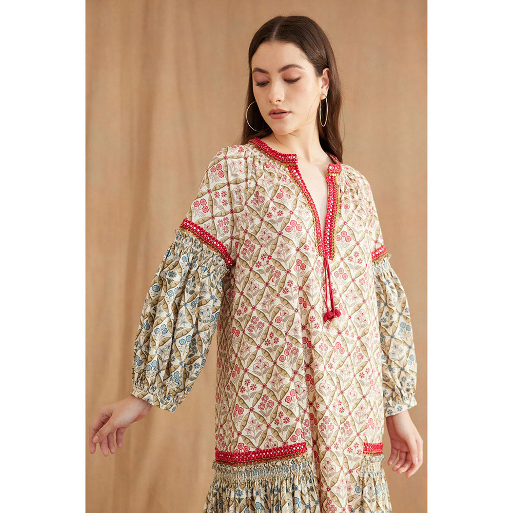 Nikasha Bespoke Mughal Print Co-Ord (Set of 2)