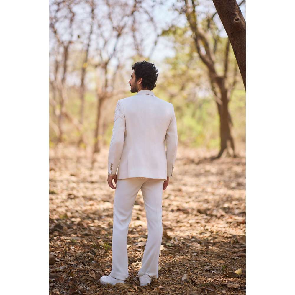 Nirmooha Ivory Command Blazer