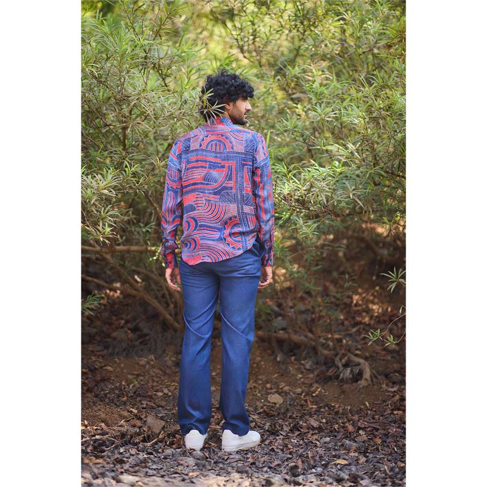 Nirmooha Blue Valor Odyssey Shirt