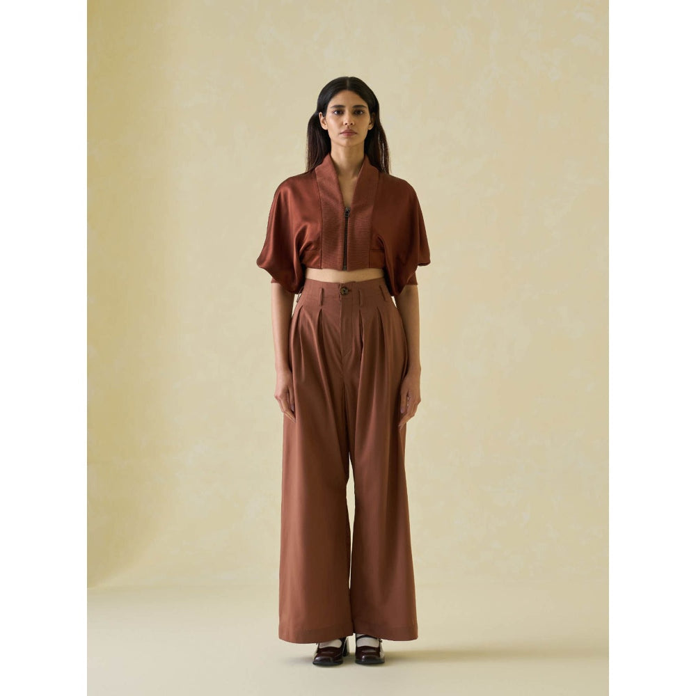 No Grey Area Brown Directional Crop