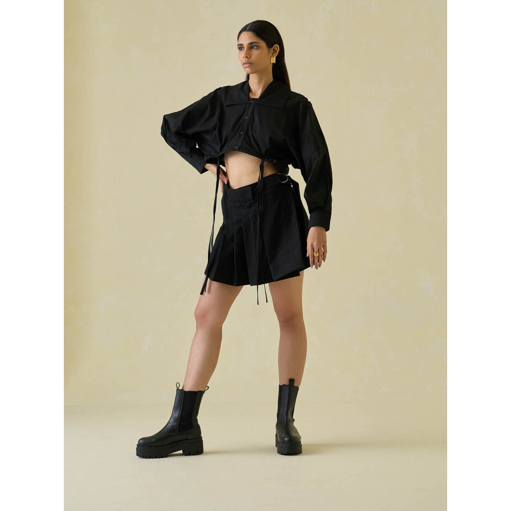 No Grey Area Directional Cropped and Tennis Co-ord (Set of 2)