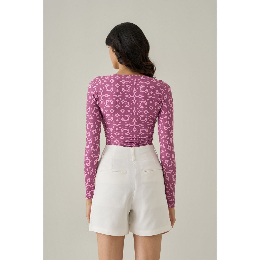 No Grey Area White Bollywood Shorts