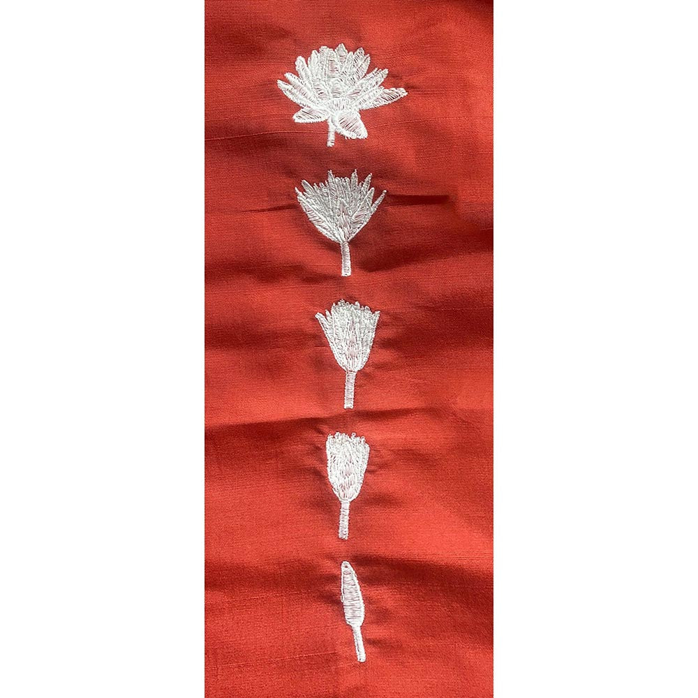 No Grey Area Orange Lily Bloom Boxy Shirt