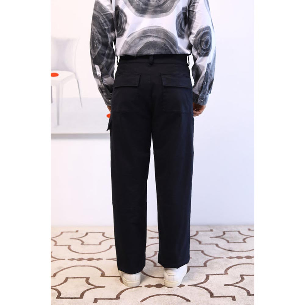 No Grey Area Black Straight Leg Cargo