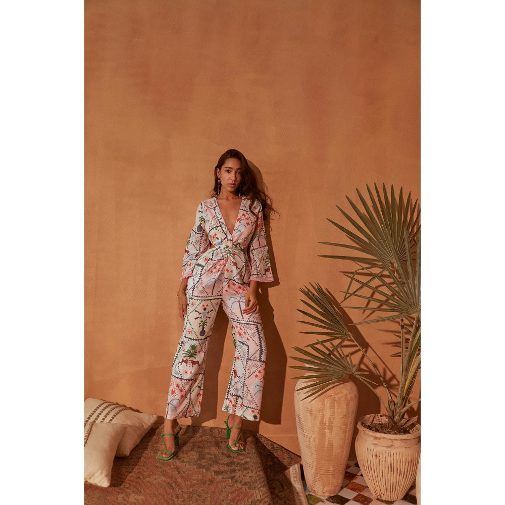 NOIB Ella Jumpsuit Tropical Party Jumpsuit