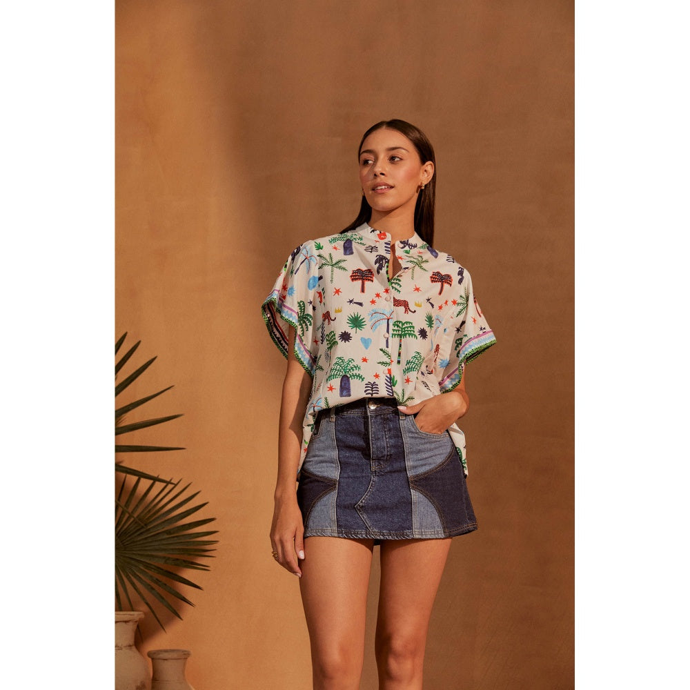 NOIB Margot Shirt Tropical Party