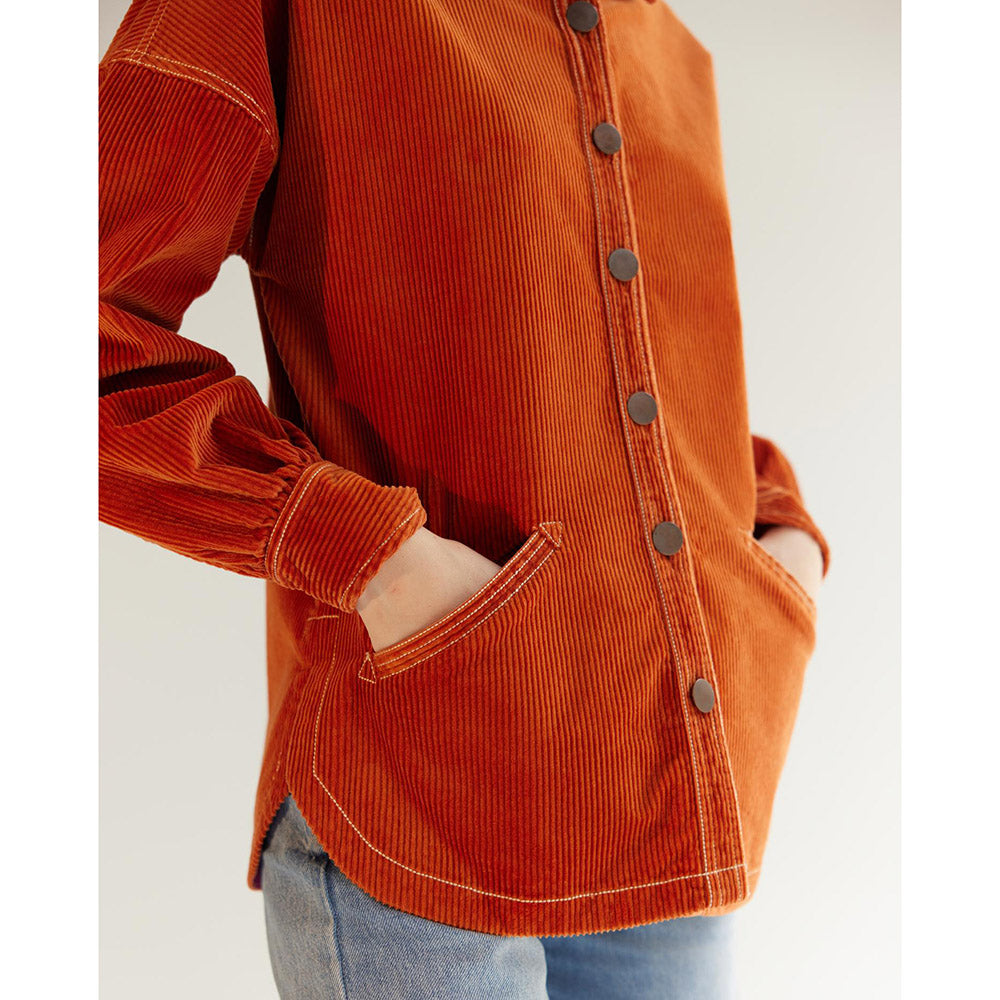NOIB Xena Overshirt Amber Solid Shirt