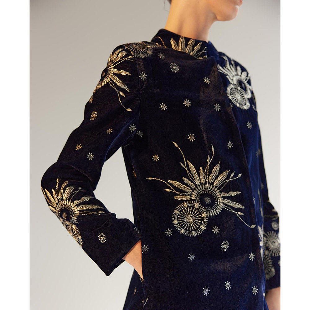 NOIB Valeria Navy Blue Jacket- Starstruck