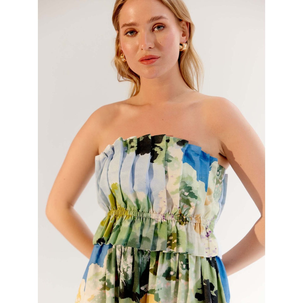 NOIB Isabella Mini Dress - Forest