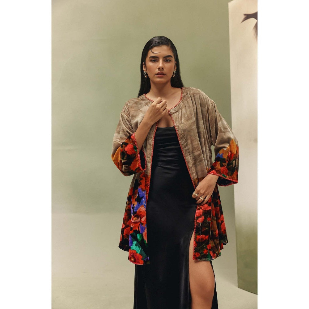 NOIB Multi Coloured Demi Shrug - Highland