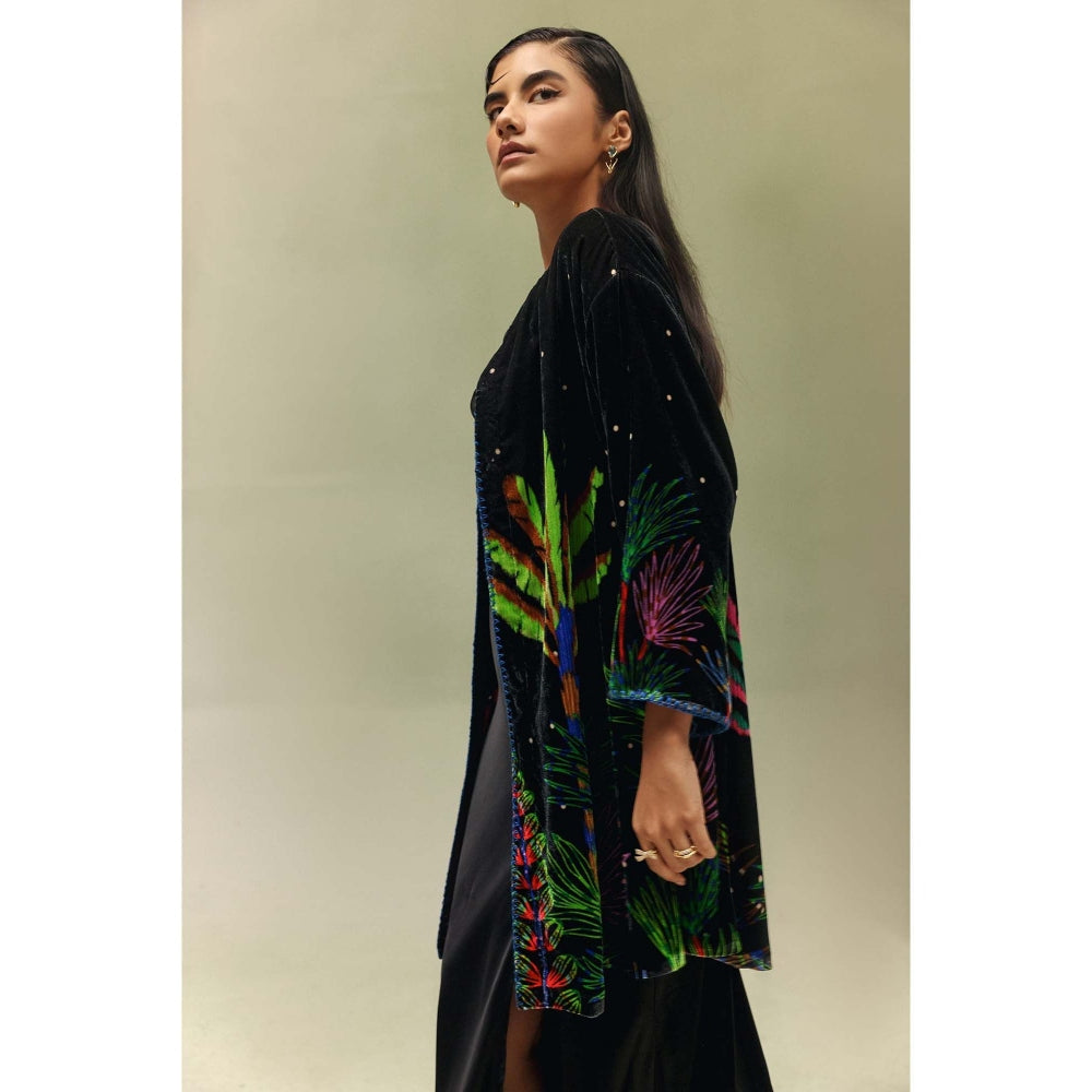NOIB Black Demi Shrug - Night Safari