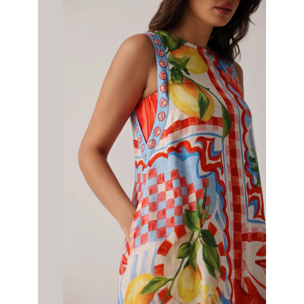 NOIB Harper Mini Dress - Summer Zest