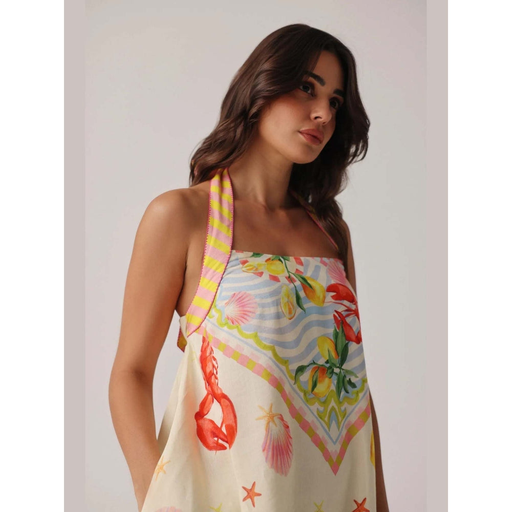 NOIB Hazel Mini Dress - Summer Zest