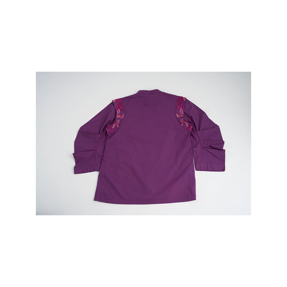 nona Lehr Curvy Shirt-Purple