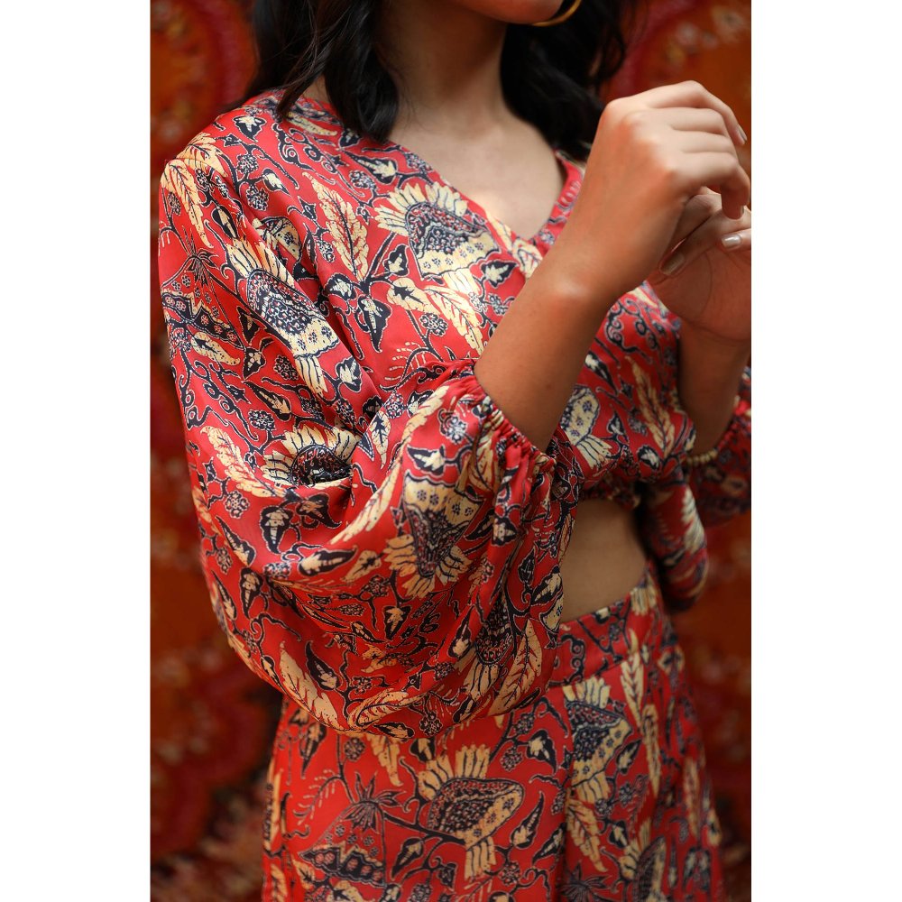 NORN Red Fez Rad Top & Shorts