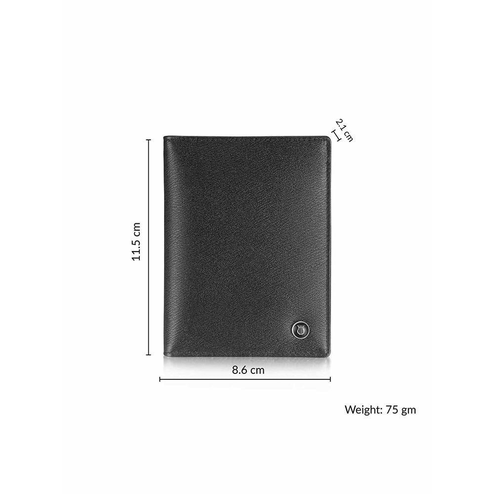 Lapis Bard Black Belgravia L-Fold Wallet