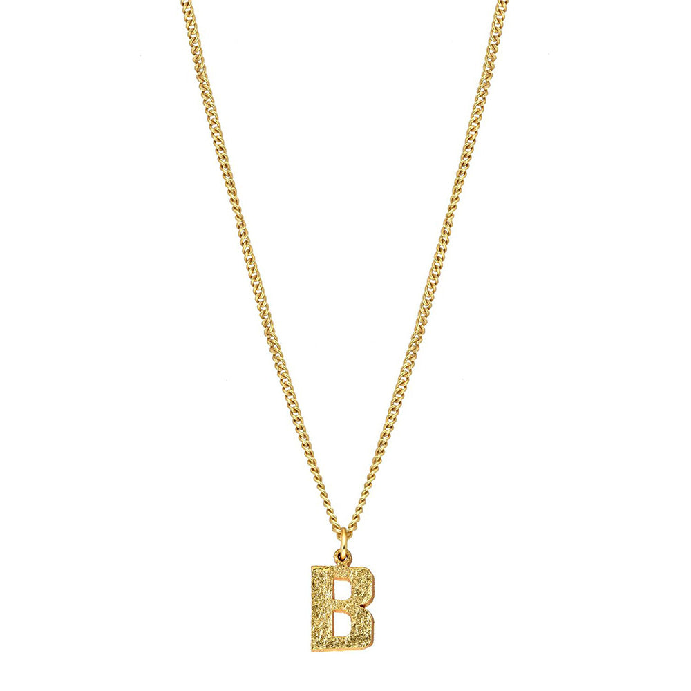 MNSH Minimalistic Initial B Necklace