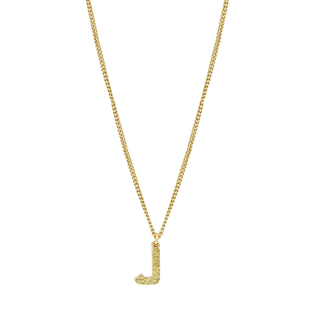 MNSH Minimalistic Initial J Necklace