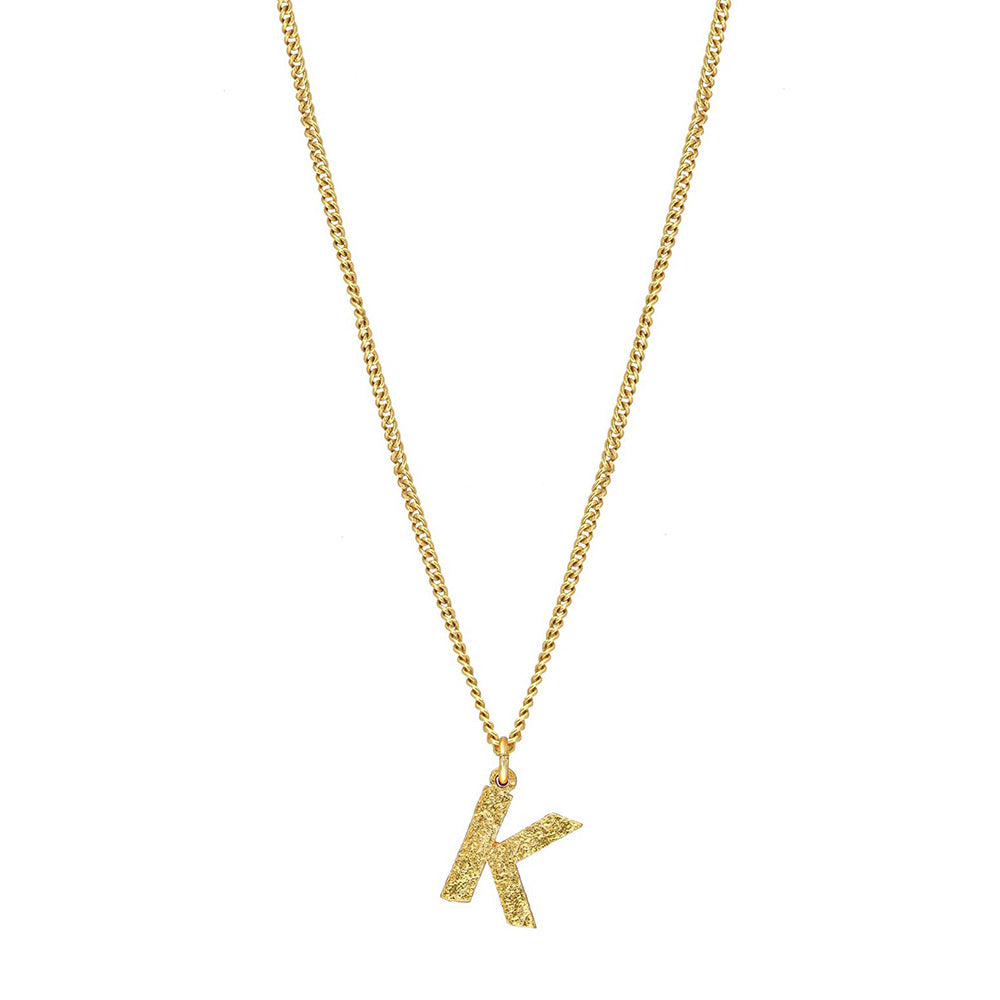 MNSH Minimalistic Initial K Necklace