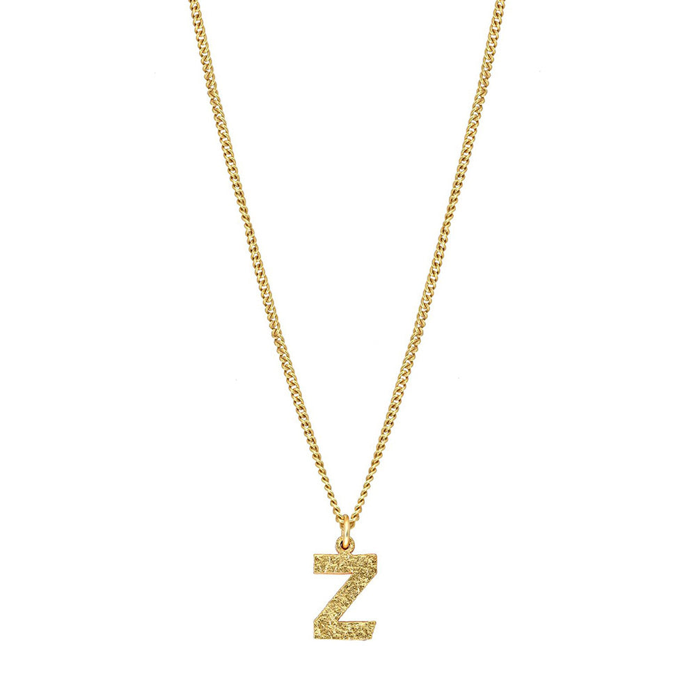 MNSH Minimalistic Initial Z Necklace