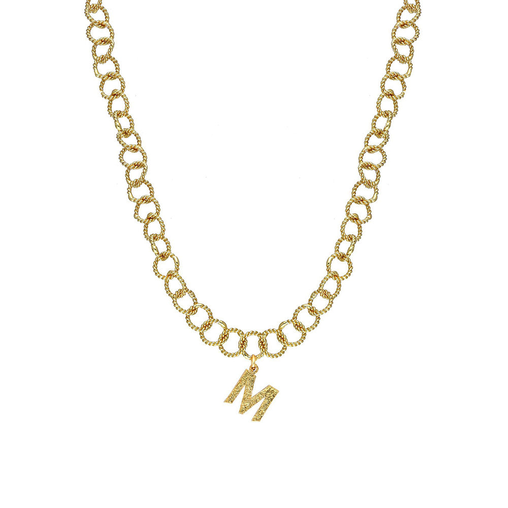 MNSH Signature Initial M Necklace