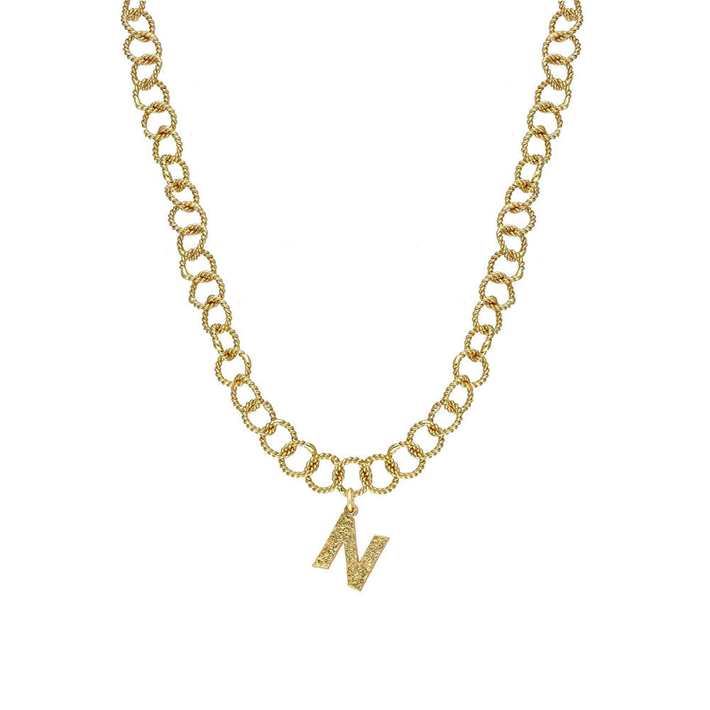 MNSH Signature Initial N Necklace