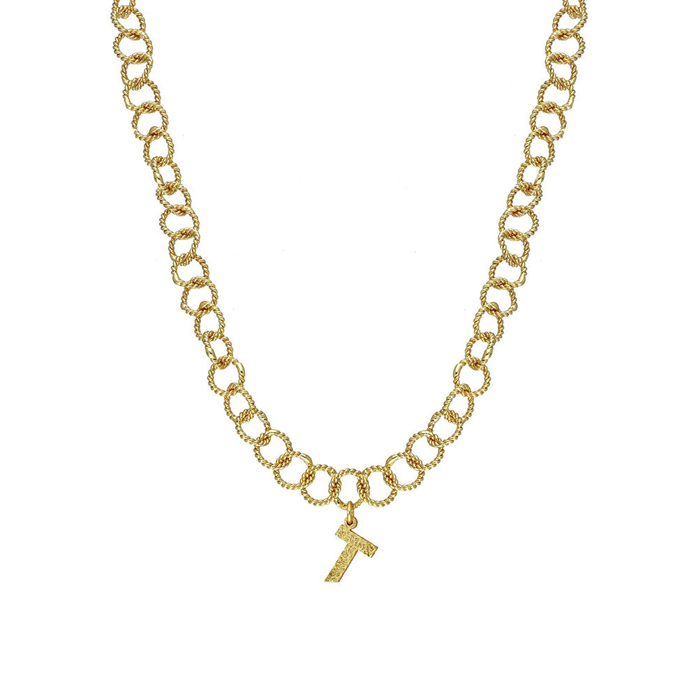 MNSH Signature Initial T Necklace
