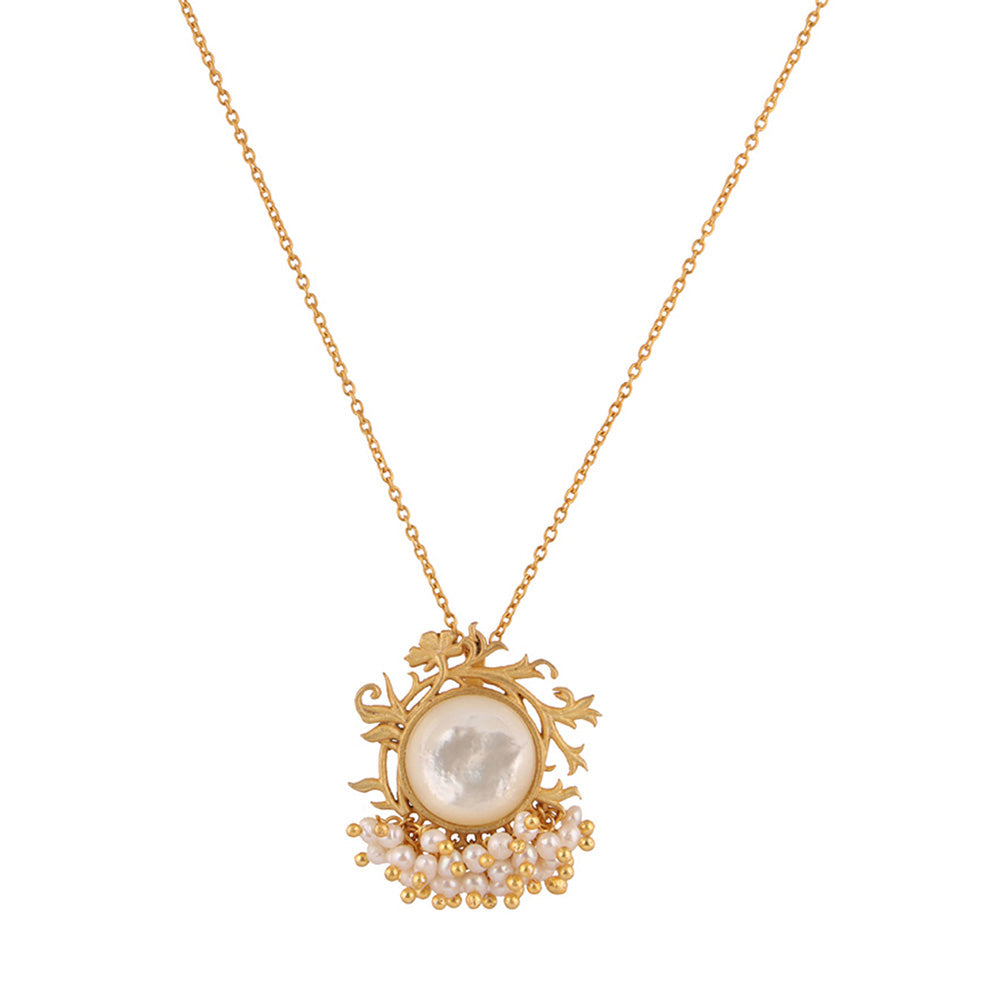 Zariin Gold Plated Hidden Secrets Pendent Necklace