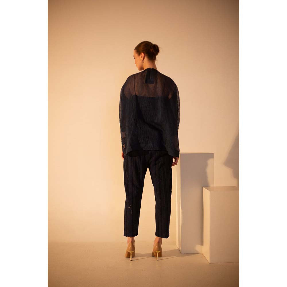 OJA Fern Midnight Blue Co-Ord (Set of 3)