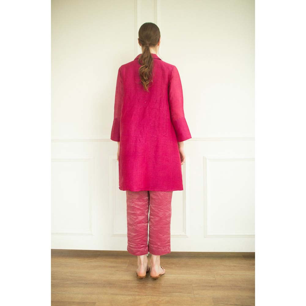 OJA Aurum Pink Tunic and Pant Co-Ord (Set of 2)