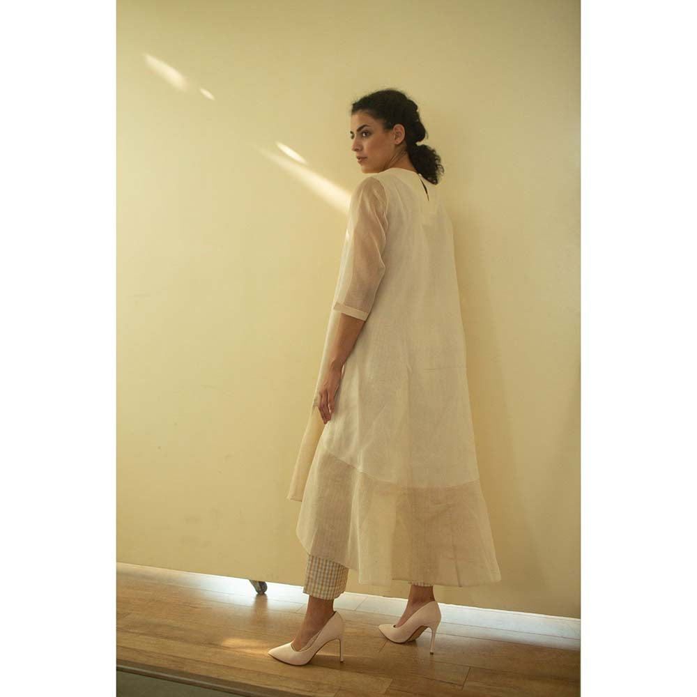 OJA Aurum Ivory Kurta and Pant (Set of 2)