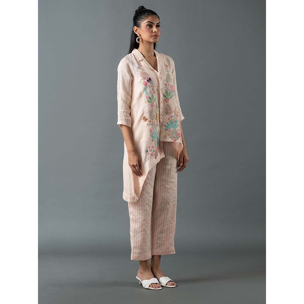 OJA Pink Shirt with Pant (Set of 2)