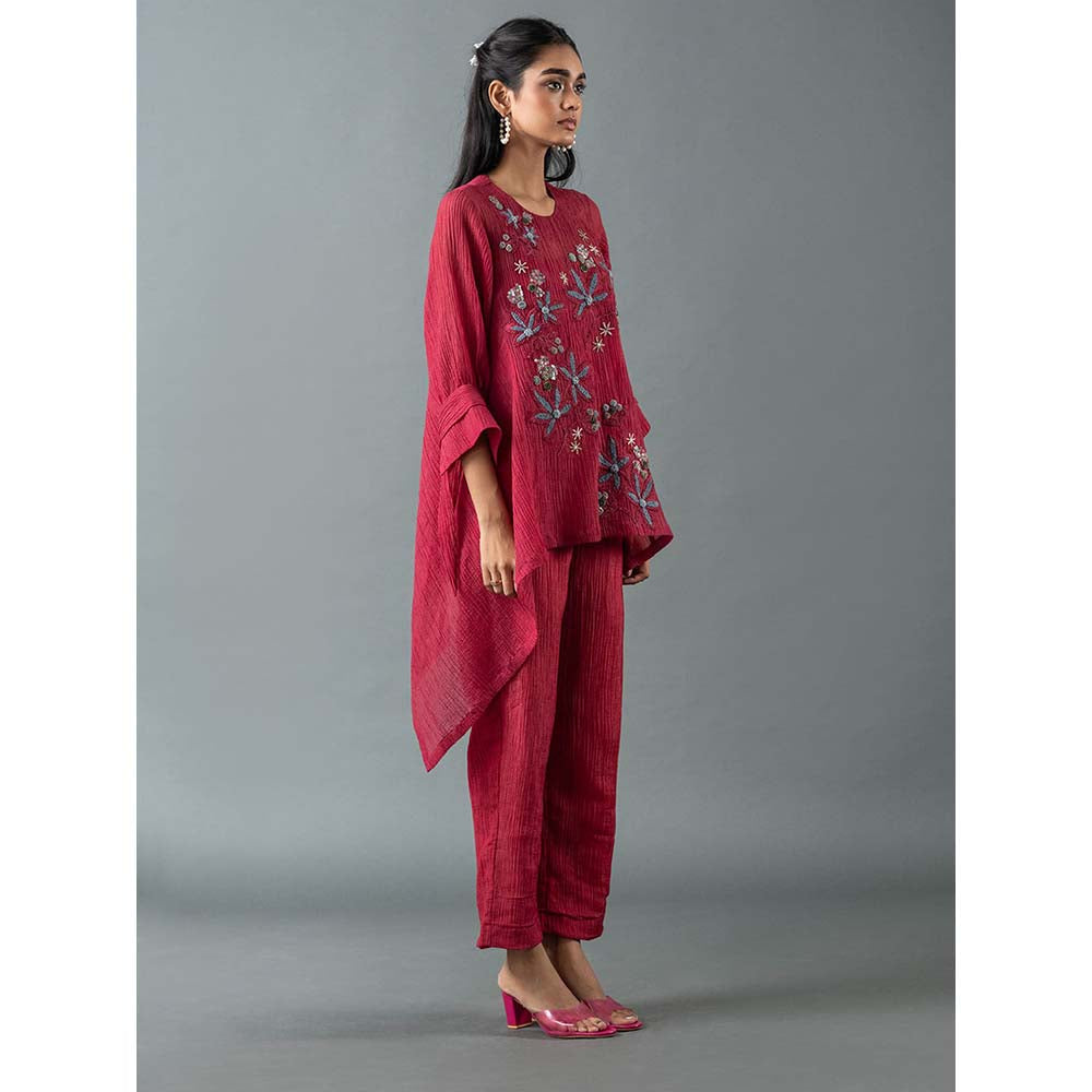 OJA Red Top with Pant (Set of 2)