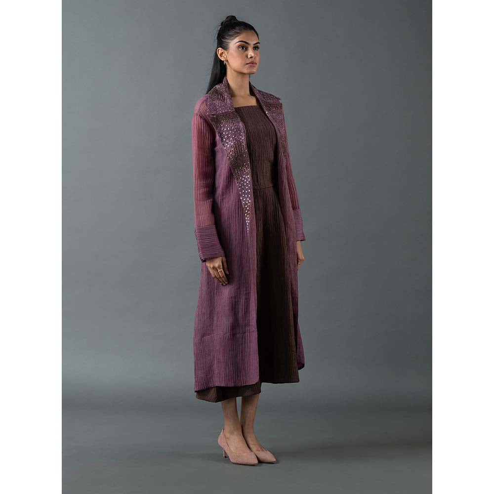 OJA Mauve Dress with Jacket (Set of 2)