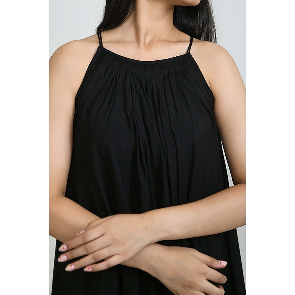 OMAANA Black Glam Maxi Dress