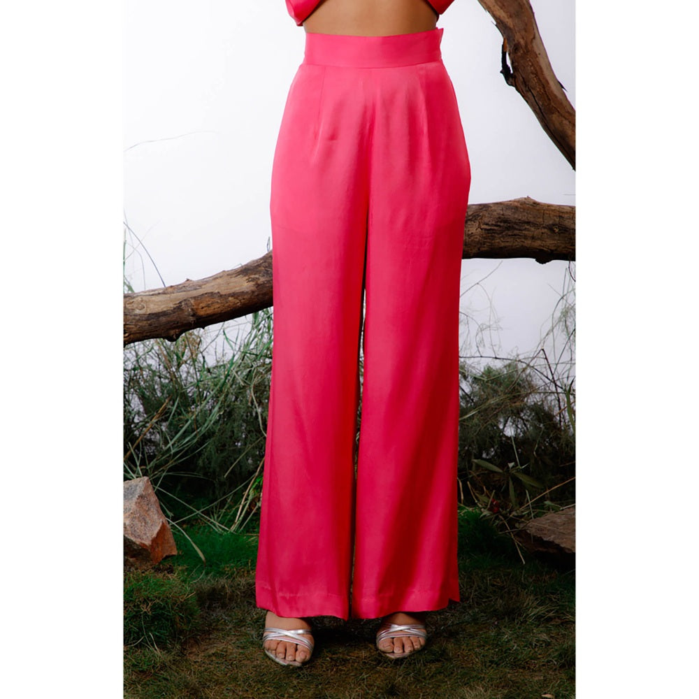 Omana by Ranjana Bothra Pink Pearl Beaded Co-Ord (Set of 2)