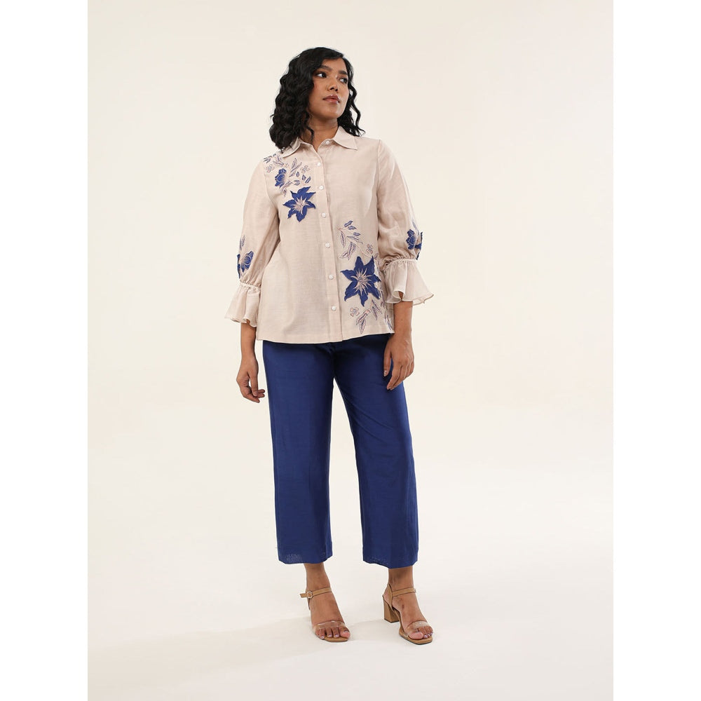 ORIGANI Jasmine Trouser - Blue
