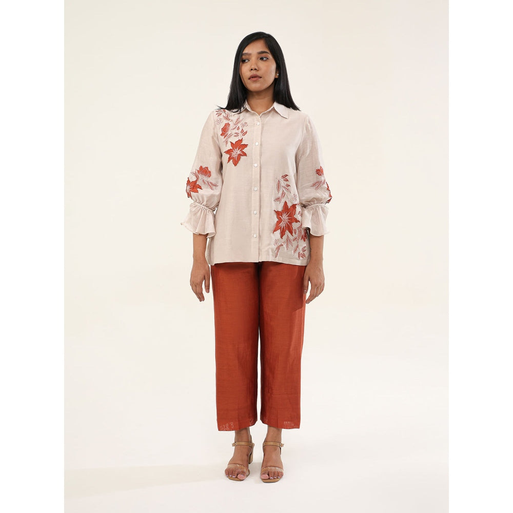 ORIGANI Zinnia Trouser - Rust