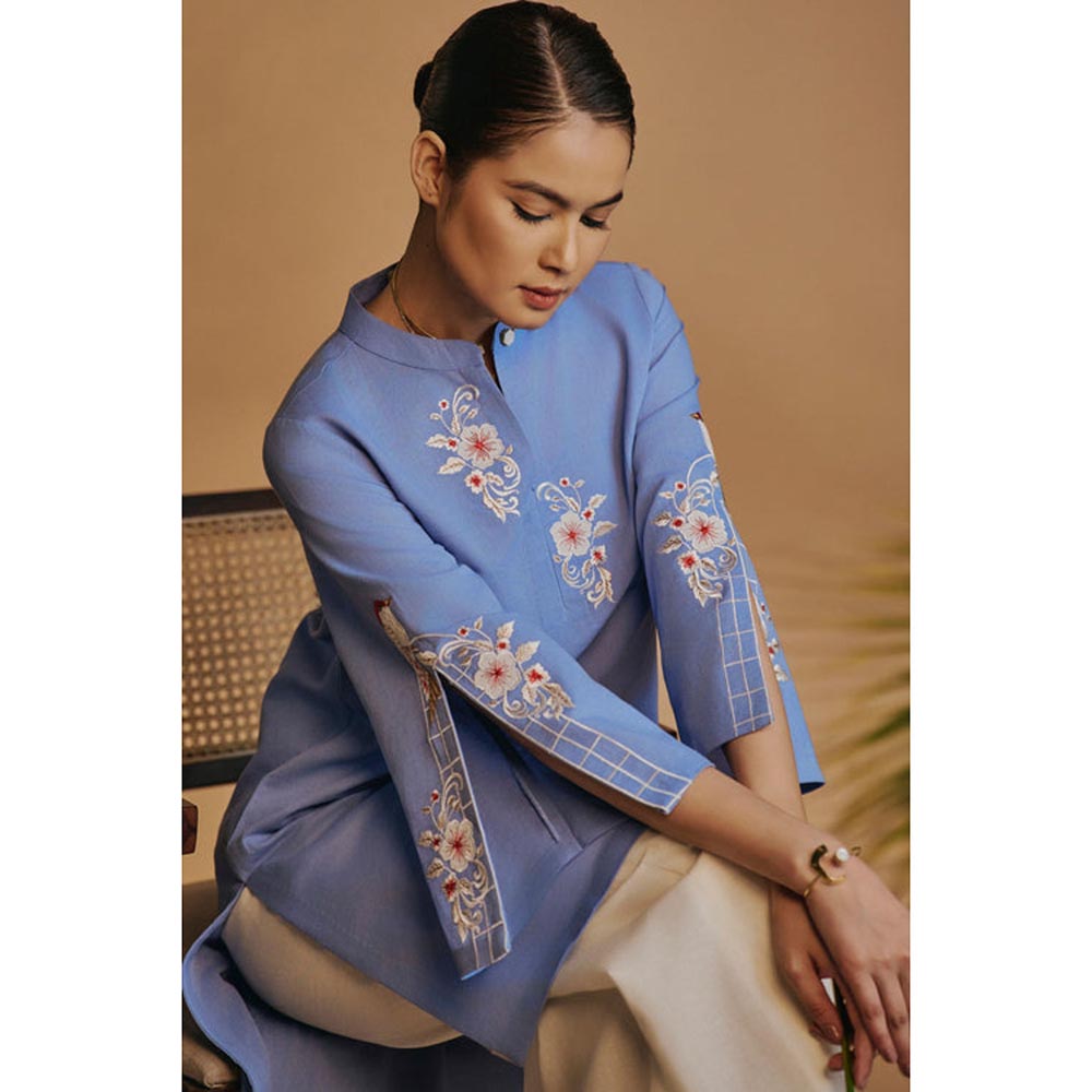 ORIGANI Blue Bird Escape Kurti