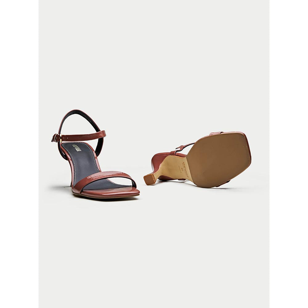 Oroh Brown Aosta Heel Sandals