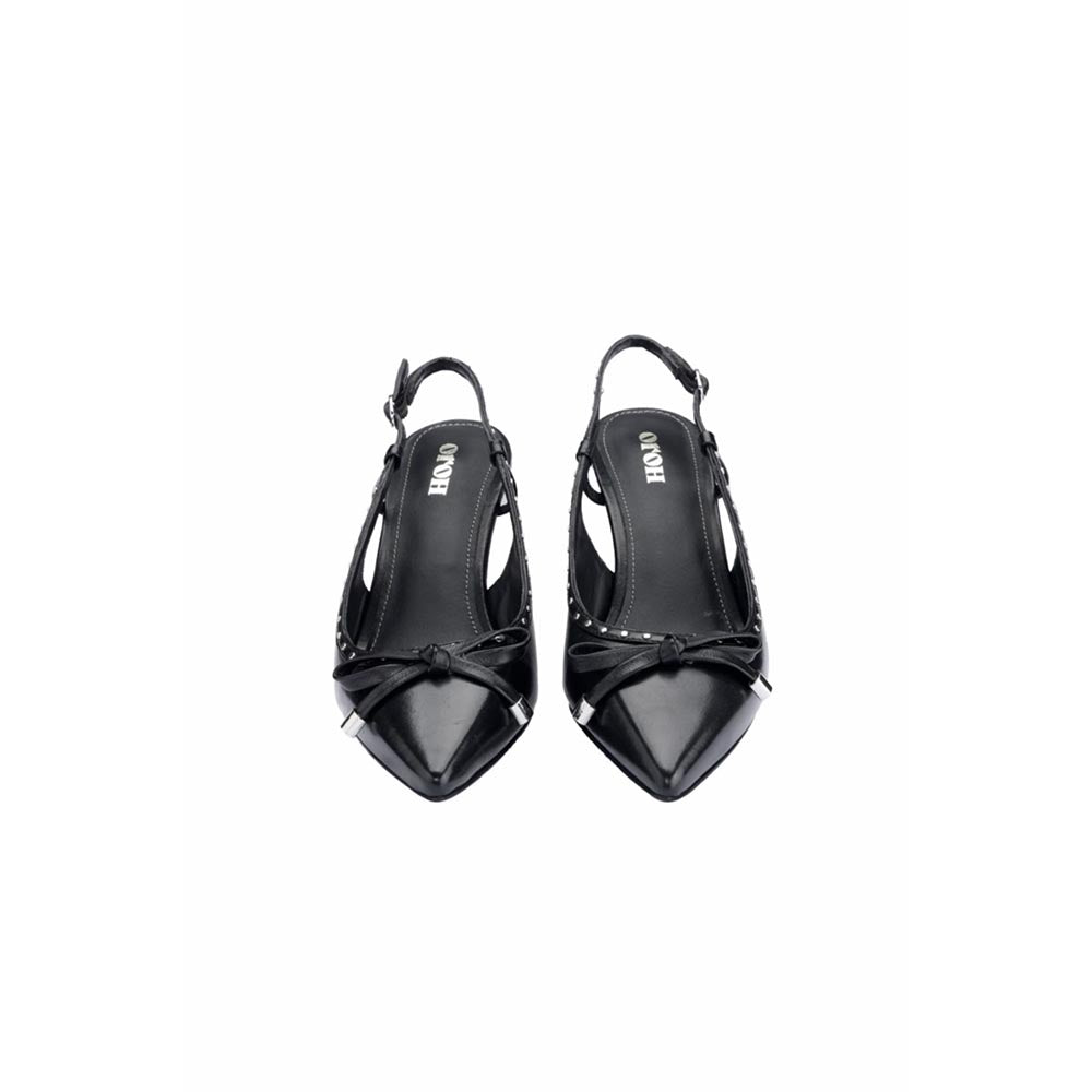 Oroh Venice Black Mules Heels