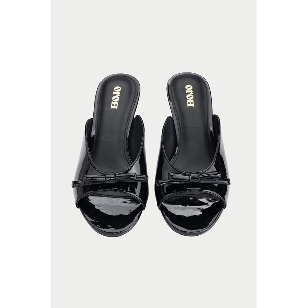 Oroh Osuna Black Sandal Heels