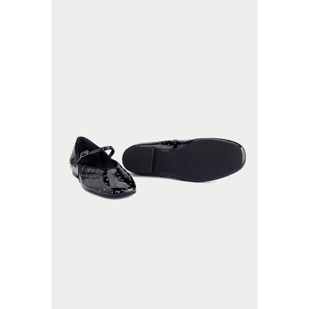 Oroh Black Low Top Pair Of Ballerinas