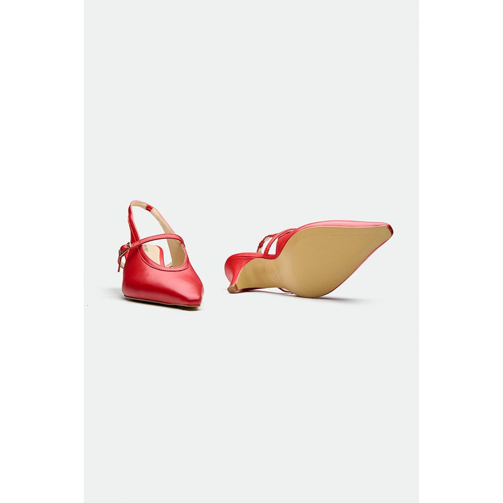 Oroh Red Blackpool Kitten Heels