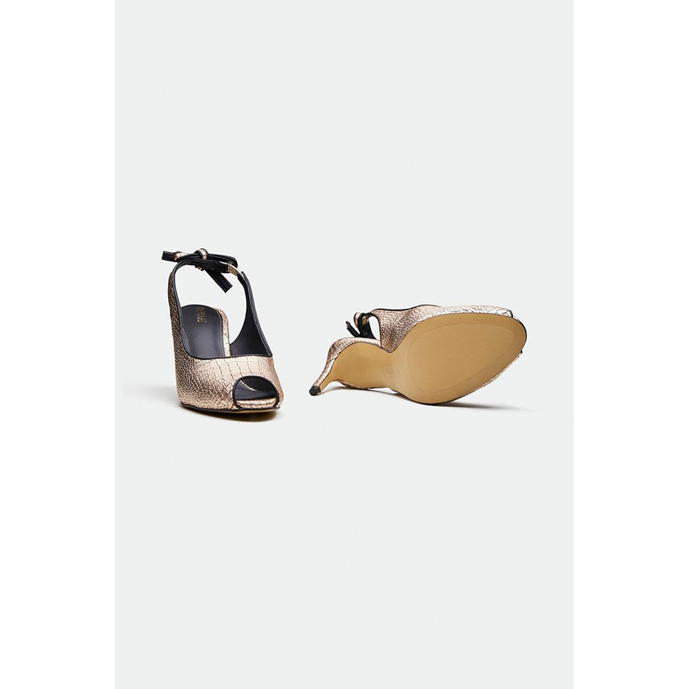 Oroh Gold Burnley Stiletto Heels